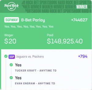 tight end day parlay