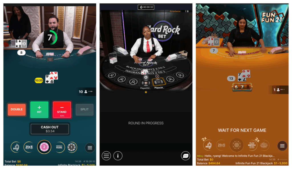 Live Dealer Blackjack